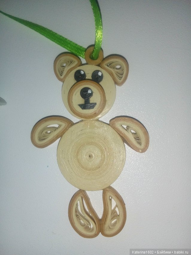 Новогодние игрушки из бумаги