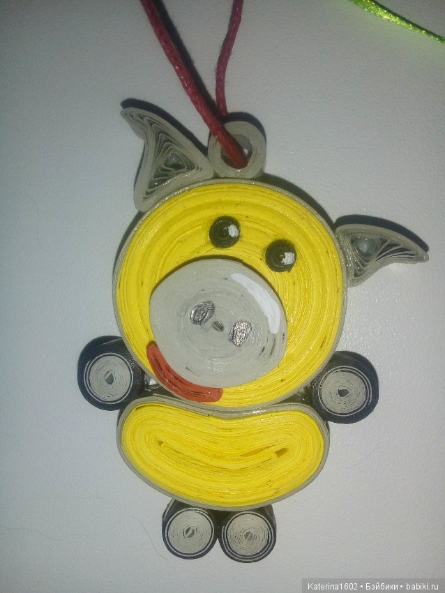 Новогодние игрушки из бумаги