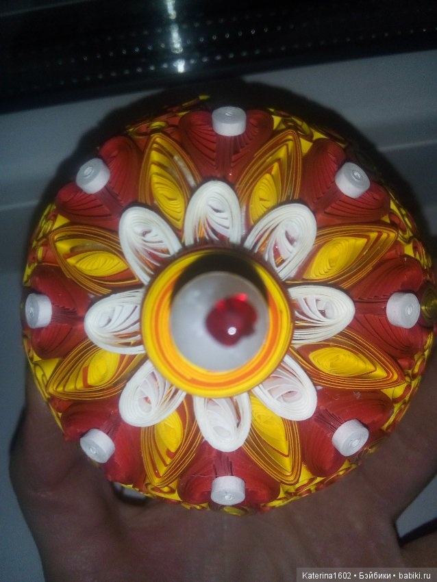 Новогодние игрушки из бумаги (фото 8)