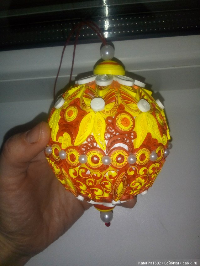 Новогодние игрушки из бумаги (фото 4)