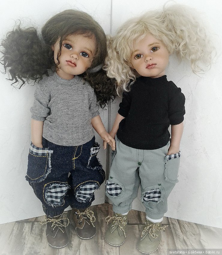 Маша и Даша. ООАК кукол от Llorens