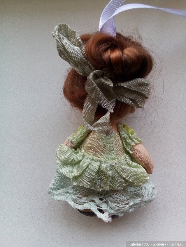 Текстильная куколка — Текстильные игрушки и примитивы: кофейные (фото 6)
