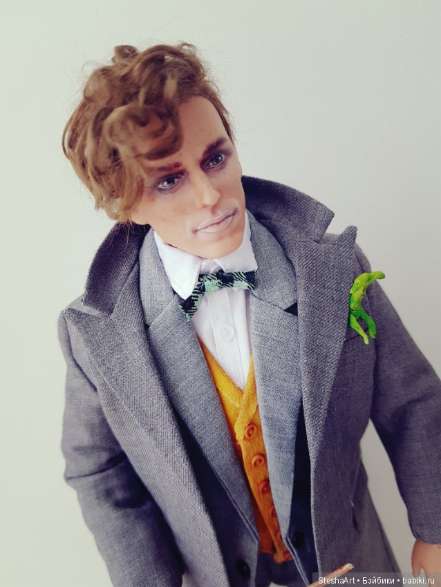 Ньют Саламандер, мой ООАК. А вы любите волшебников, так, как люблю их я (фото 2)