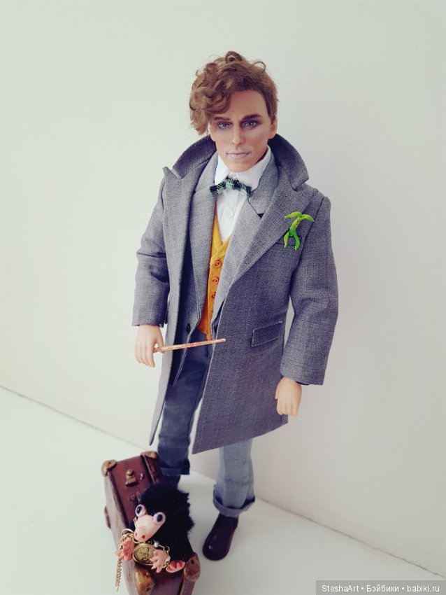 Ньют Саламандер, мой ООАК. А вы любите волшебников, так, как люблю их я