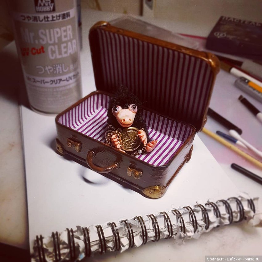 Ньют Саламандер, мой ООАК. А вы любите волшебников, так, как люблю их я (фото 6)