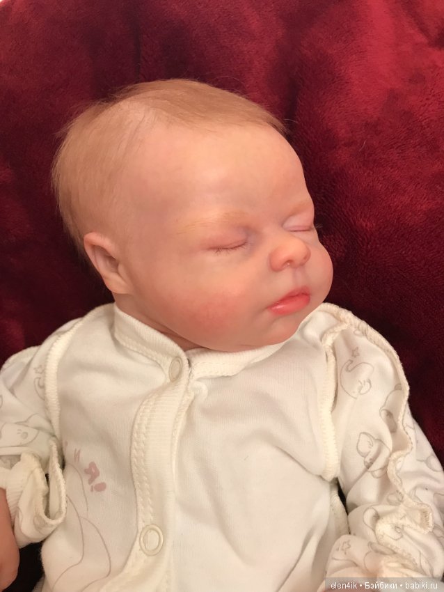 Спящая булочка Isabella — Куклы Реборн (Reborn): работы мастеров