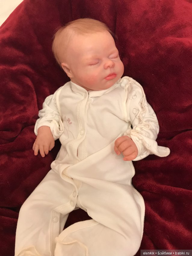 Спящая булочка Isabella — Куклы Реборн (Reborn): работы мастеров