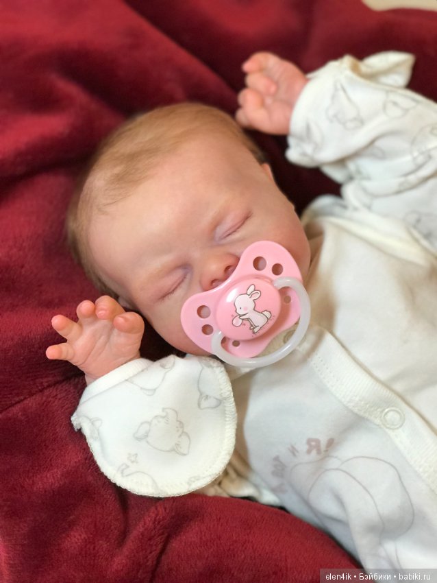 Спящая булочка Isabella — Куклы Реборн (Reborn): работы мастеров