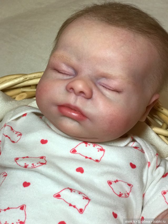 Спящая булочка Isabella — Куклы Реборн (Reborn): работы мастеров