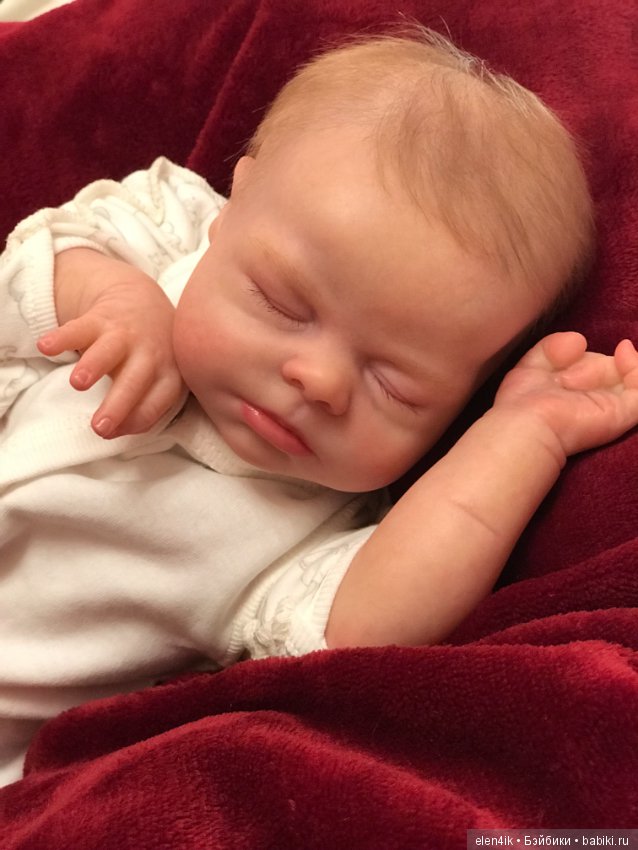 Спящая булочка Isabella — Куклы Реборн (Reborn): работы мастеров