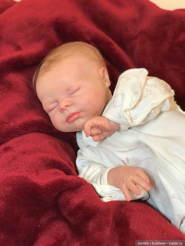 Спящая булочка Isabella — Куклы Реборн (Reborn): работы мастеров