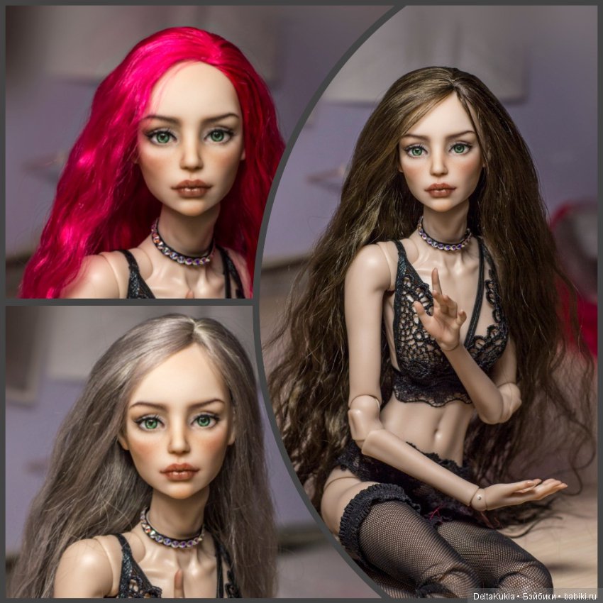 Парички для кукол. Предзаказ на новые молды еще открыт