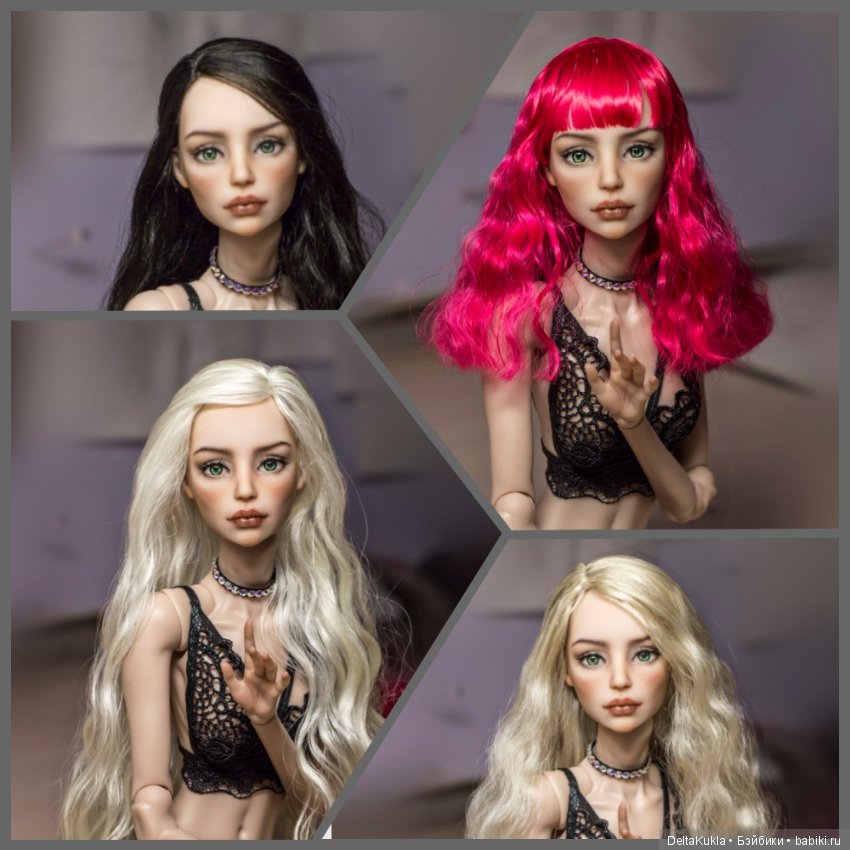 Парички для кукол. Предзаказ на новые молды еще открыт (фото 2)