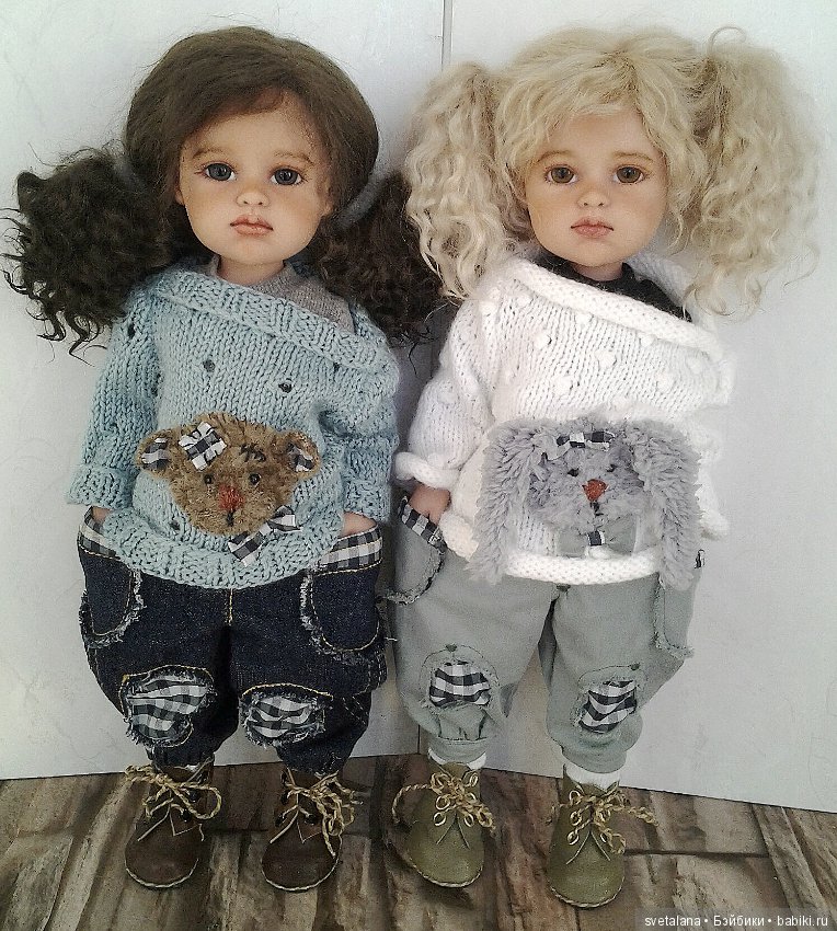 Маша и Даша.Я свяжу лишь для вас теплый свитер (фото 2)