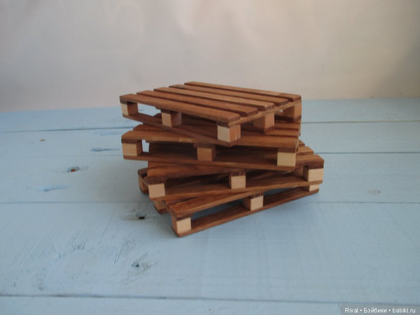 Поддончики дубовые — Кукольная миниатюра своими руками: еда (фото 4)