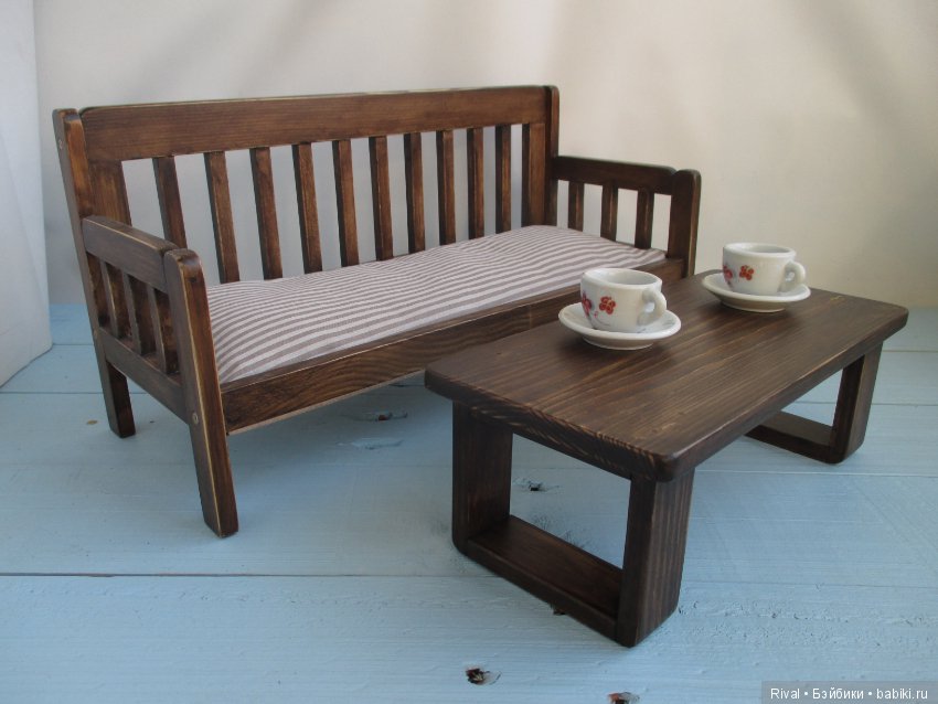 Гостинный гарнитур — Мебель для кукол и домиков: фото (фото 4)