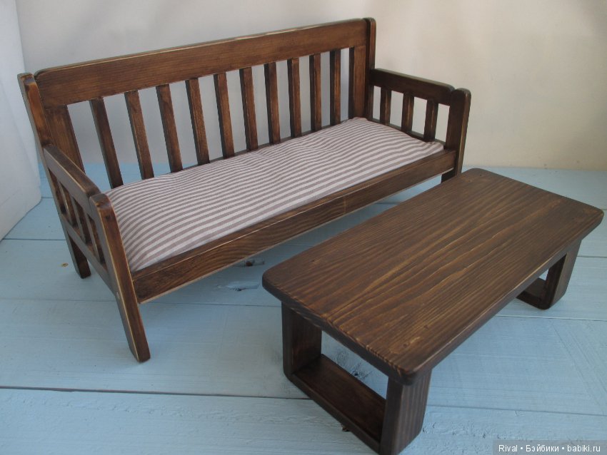 Гостинный гарнитур — Мебель для кукол и домиков: фото