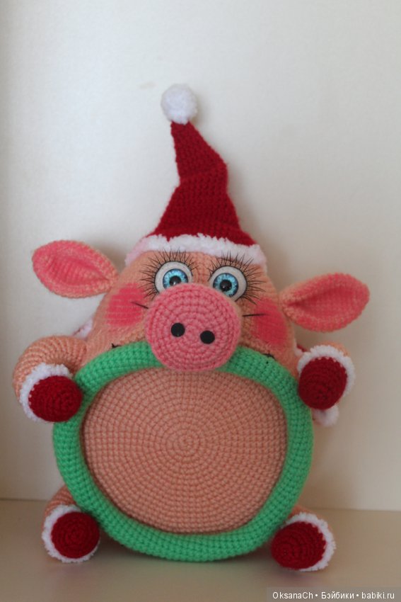 Свино Фото Рамка — Вязаные игрушки и амигуруми: крючком (фото 2)