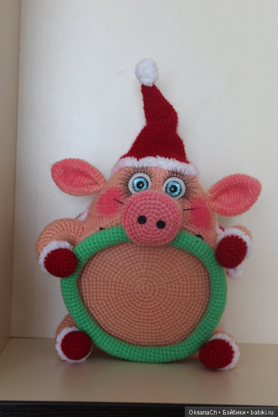 Свино Фото Рамка — Вязаные игрушки и амигуруми: крючком