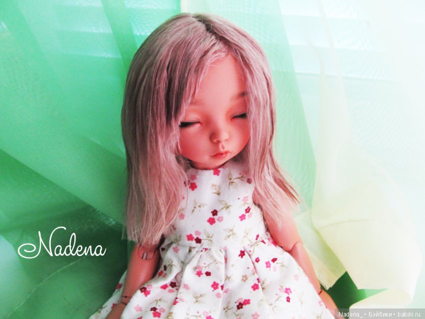 Паричок с челкой — Одежда и обувь для кукол BJD (БЖД): 1/3 (фото 6)