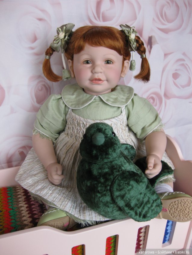 Сизокрылая голубка с куколками фирмы Adora (фото 8)