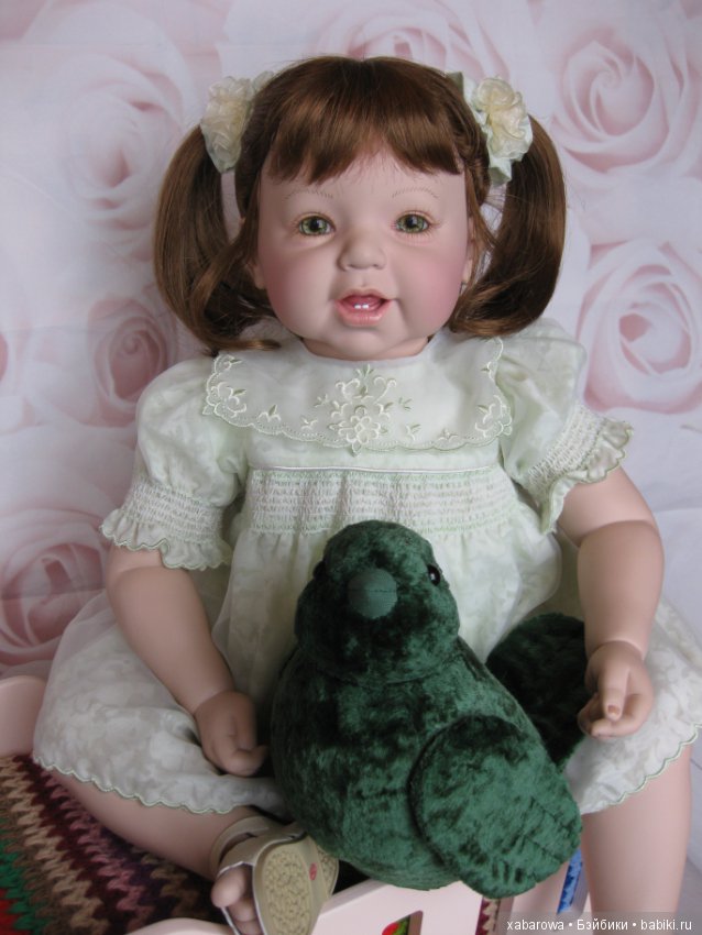 Сизокрылая голубка с куколками фирмы Adora (фото 6)