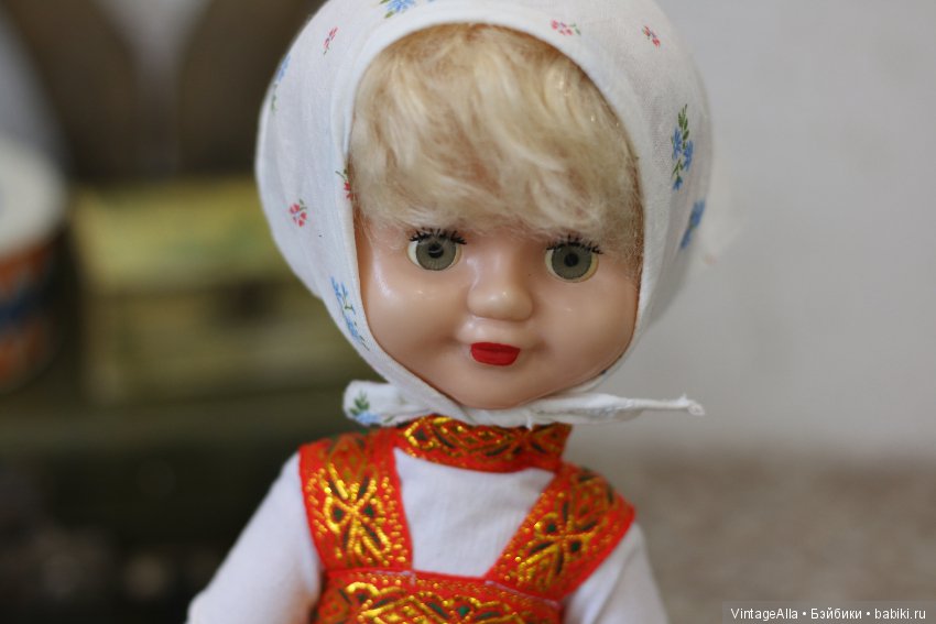 Яркое платье — Советские винтажные куклы (СССР): Ленигрушка (фото 2)