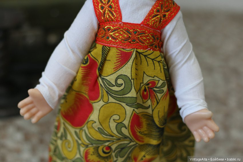 Яркое платье — Советские винтажные куклы (СССР): Ленигрушка (фото 3)