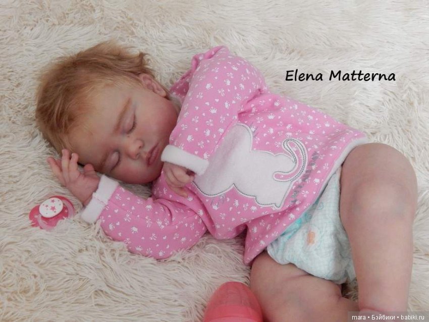 Realborn June Asleep 7 months, автор прототипа Elena Matterna (фото 3)