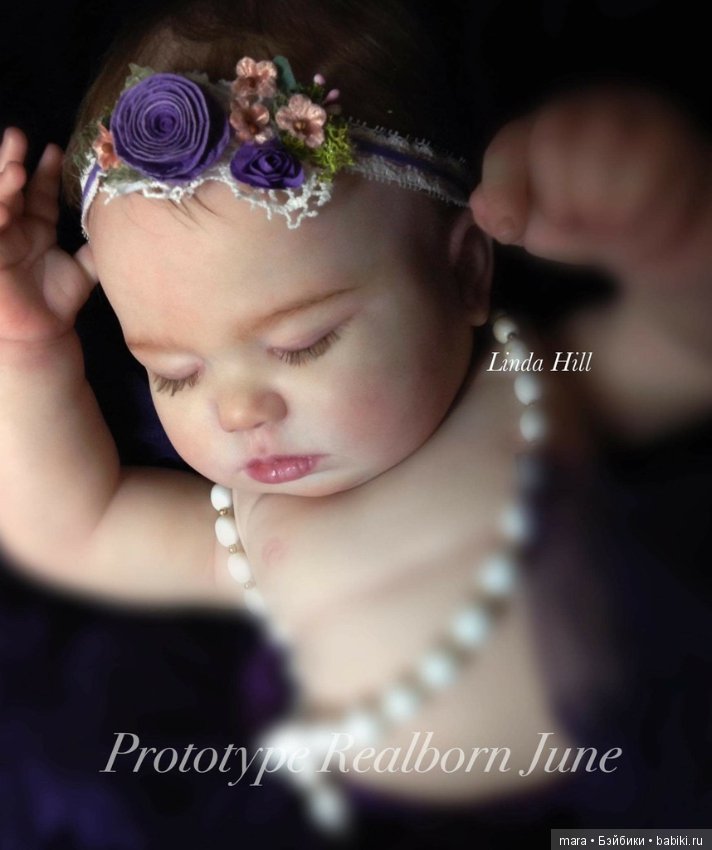 Realborn June Asleep 7 months, автор прототипа Linda Hill (фото 9)
