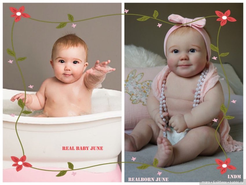 Realborn 7 month June Awake, автор прототипа Marie Metayer