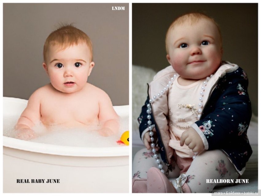 Realborn 7 month June Awake, автор прототипа Marie Metayer