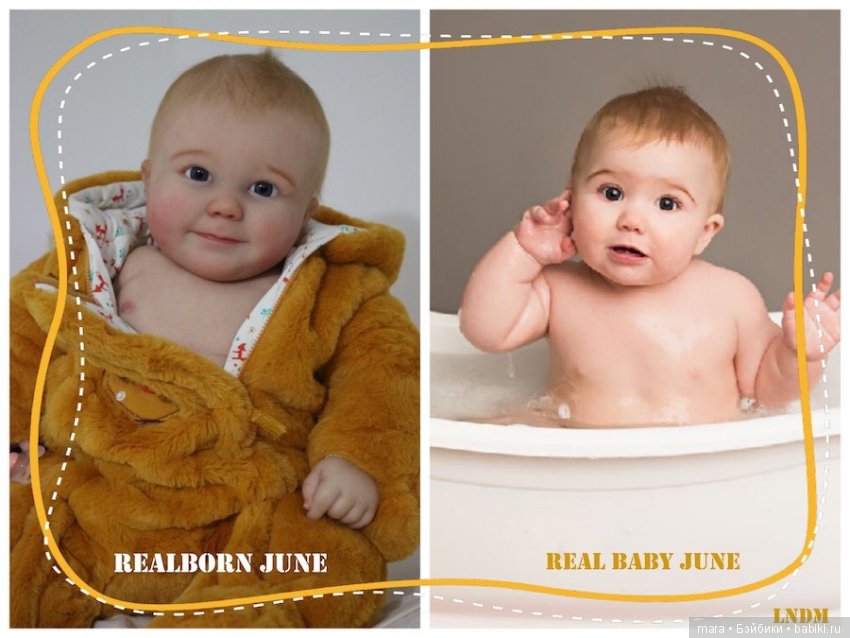 Realborn 7 month June Awake, автор прототипа Marie Metayer