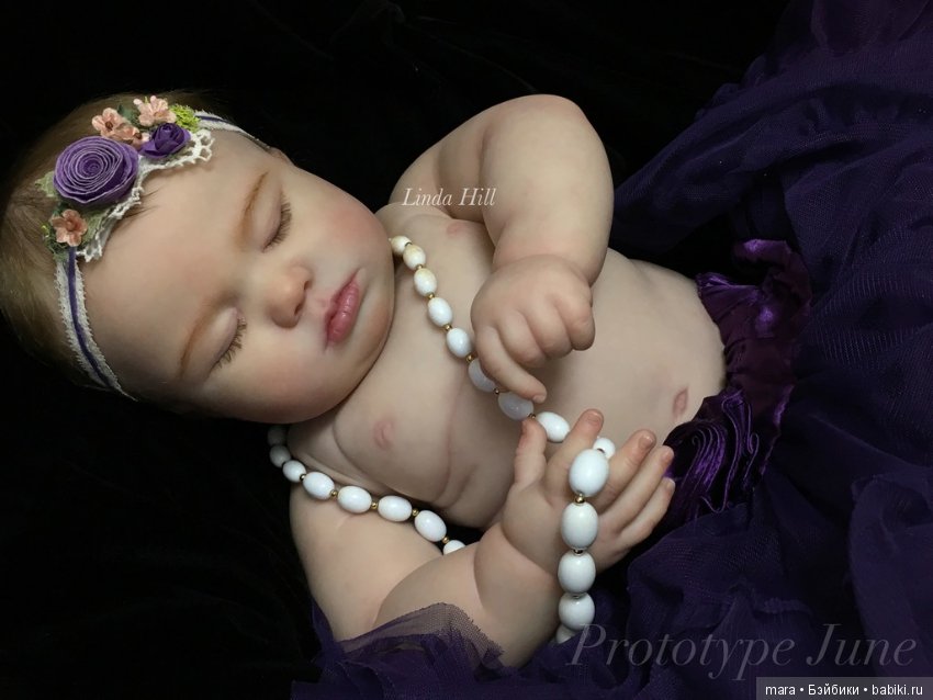 Realborn June Asleep 7 months, автор прототипа Linda Hill (фото 3)
