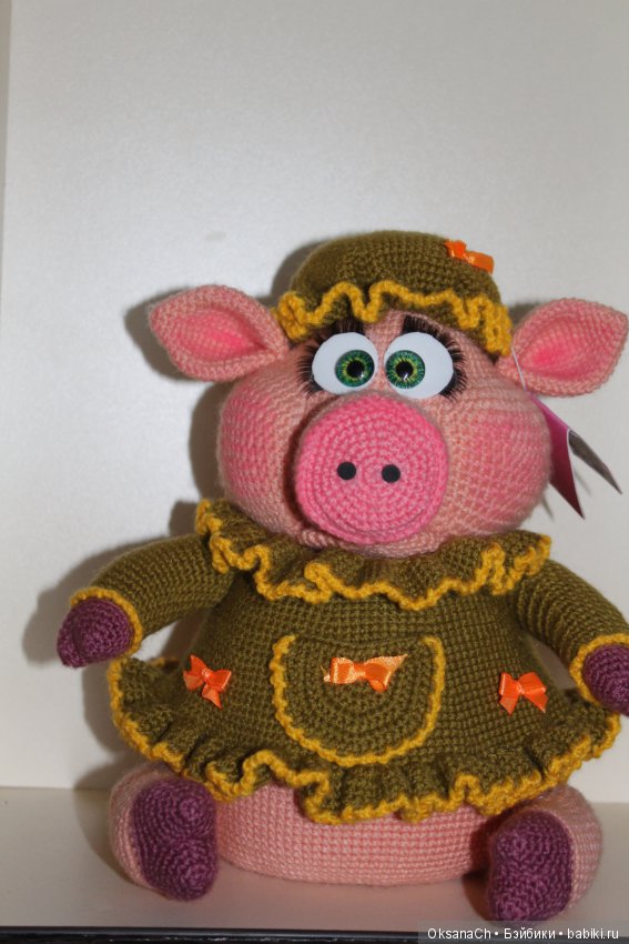Хавронья, копилка — Вязаные игрушки и амигуруми: крючком (фото 3)