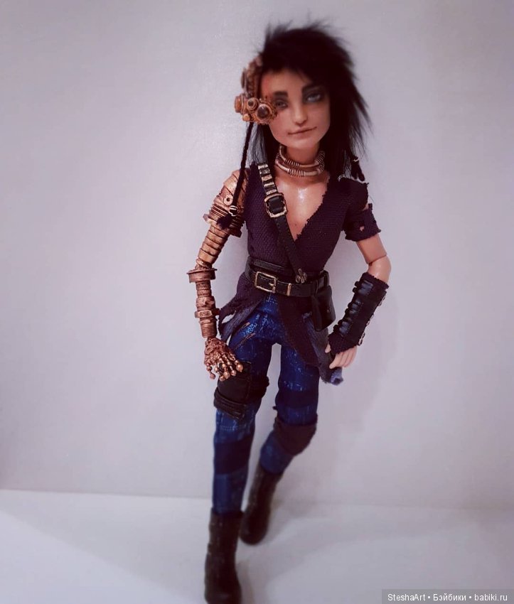 Необычный хулиган ООАК. Мои эксперименты в стиле стимпанк (фото 5)