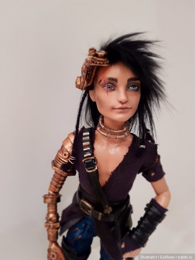 Необычный хулиган ООАК. Мои эксперименты в стиле стимпанк (фото 7)