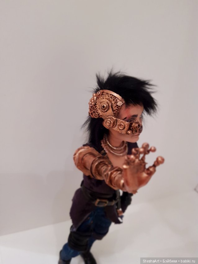 Необычный хулиган ООАК. Мои эксперименты в стиле стимпанк (фото 6)