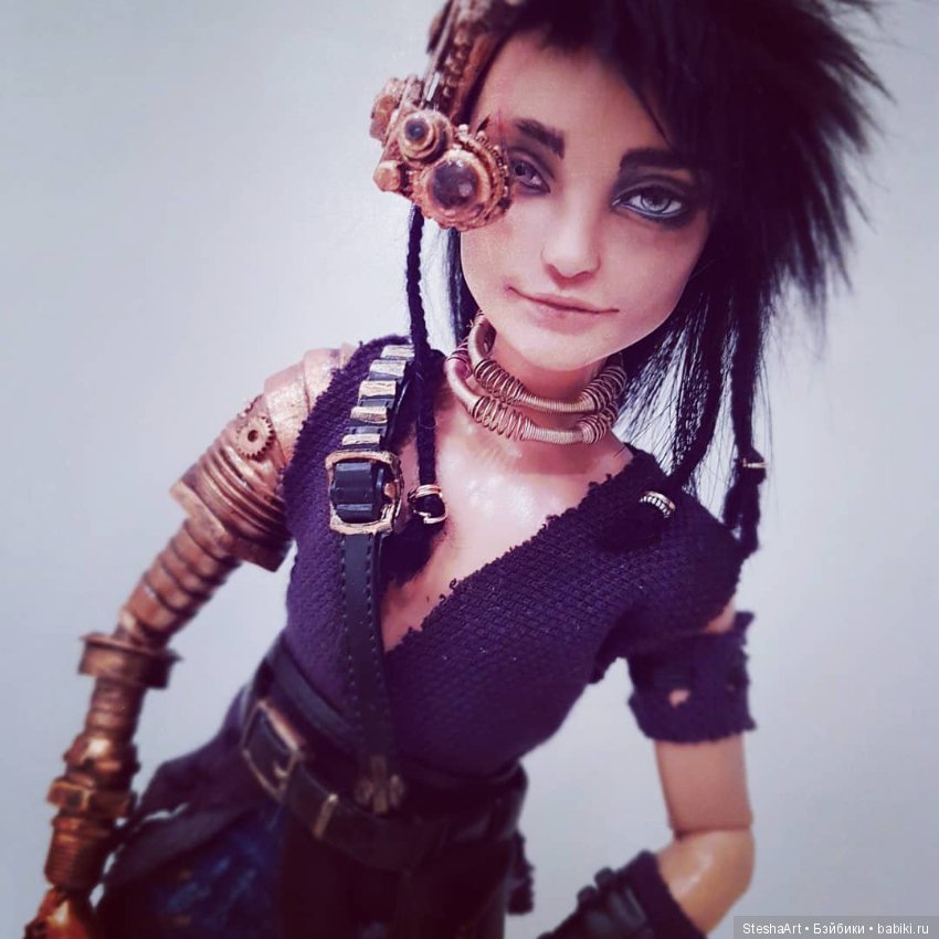 Необычный хулиган ООАК. Мои эксперименты в стиле стимпанк (фото 4)