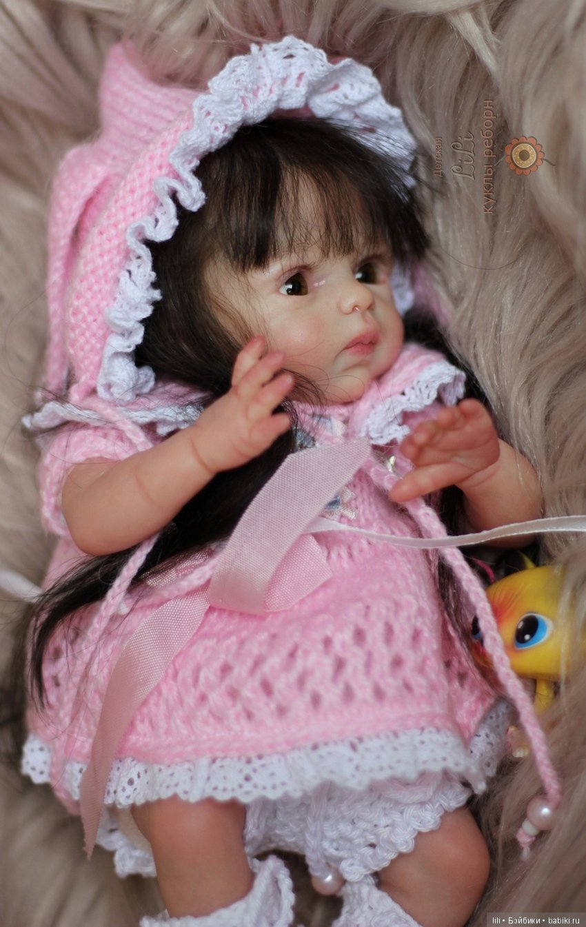 Малыши мини реборн из молда Nessa