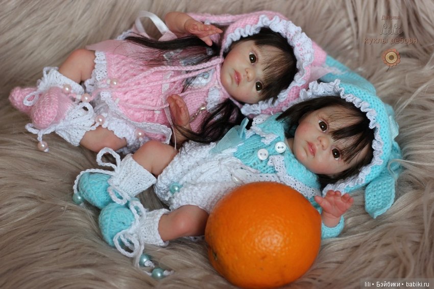 Малыши мини реборн из молда Nessa