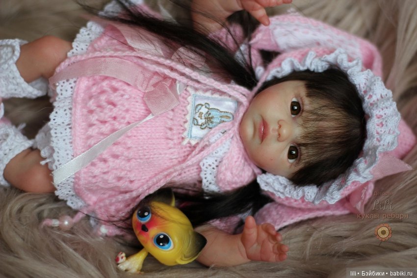 Малыши мини реборн из молда Nessa