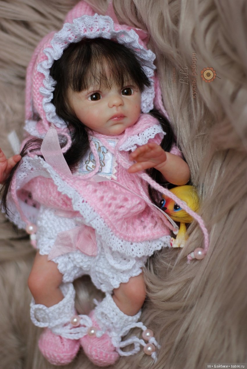 Малыши мини реборн из молда Nessa