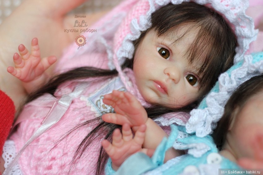 Малыши мини реборн из молда Nessa (фото 3)