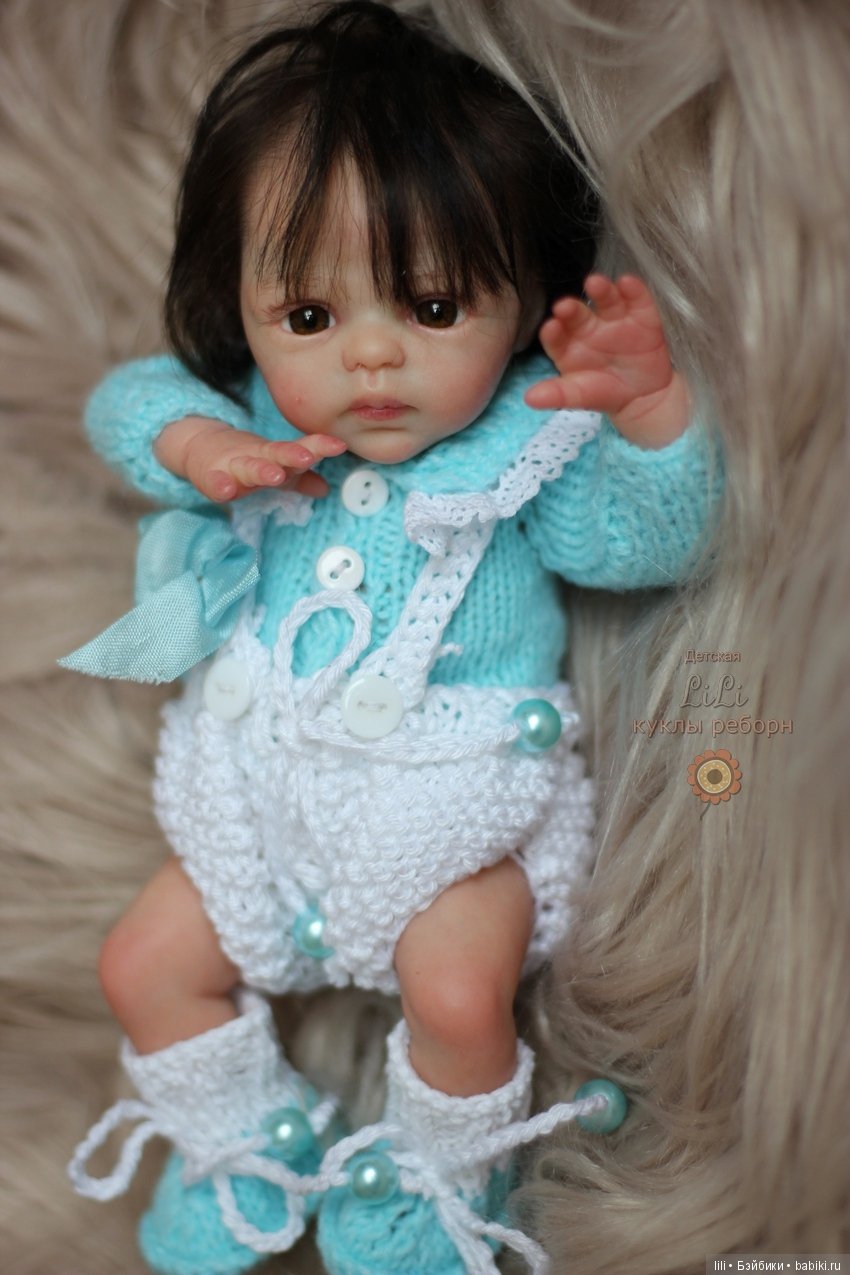 Малыши мини реборн из молда Nessa