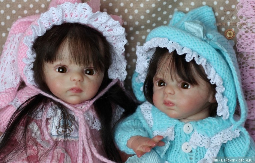 Малыши мини реборн из молда Nessa (фото 7)