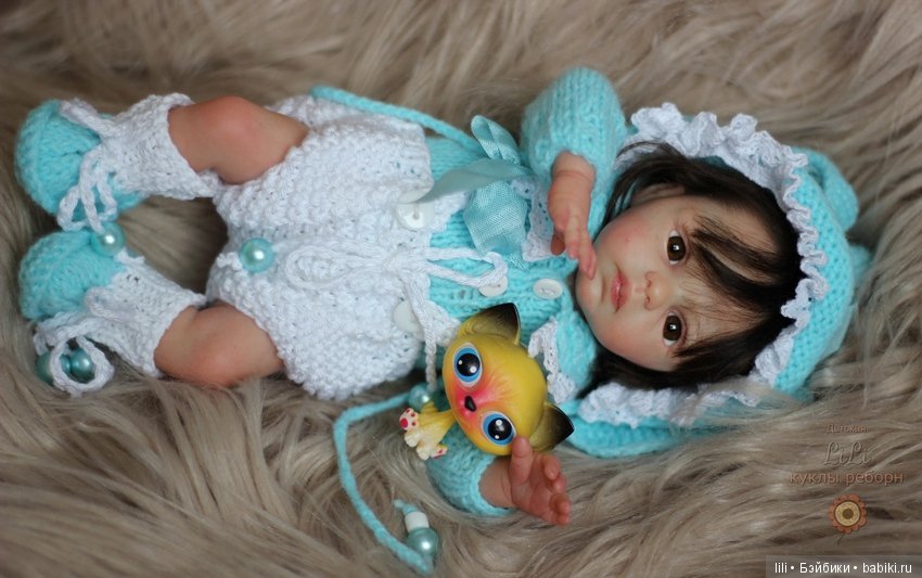 Малыши мини реборн из молда Nessa (фото 10)