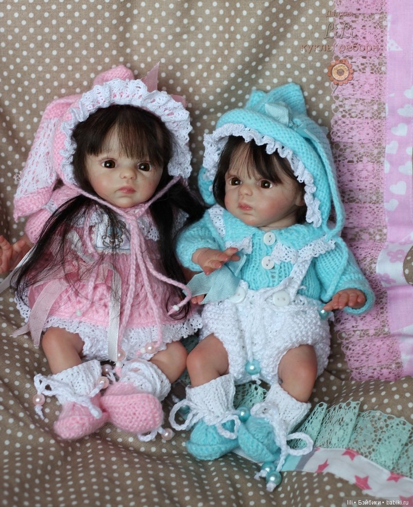 Малыши мини реборн из молда Nessa (фото 6)