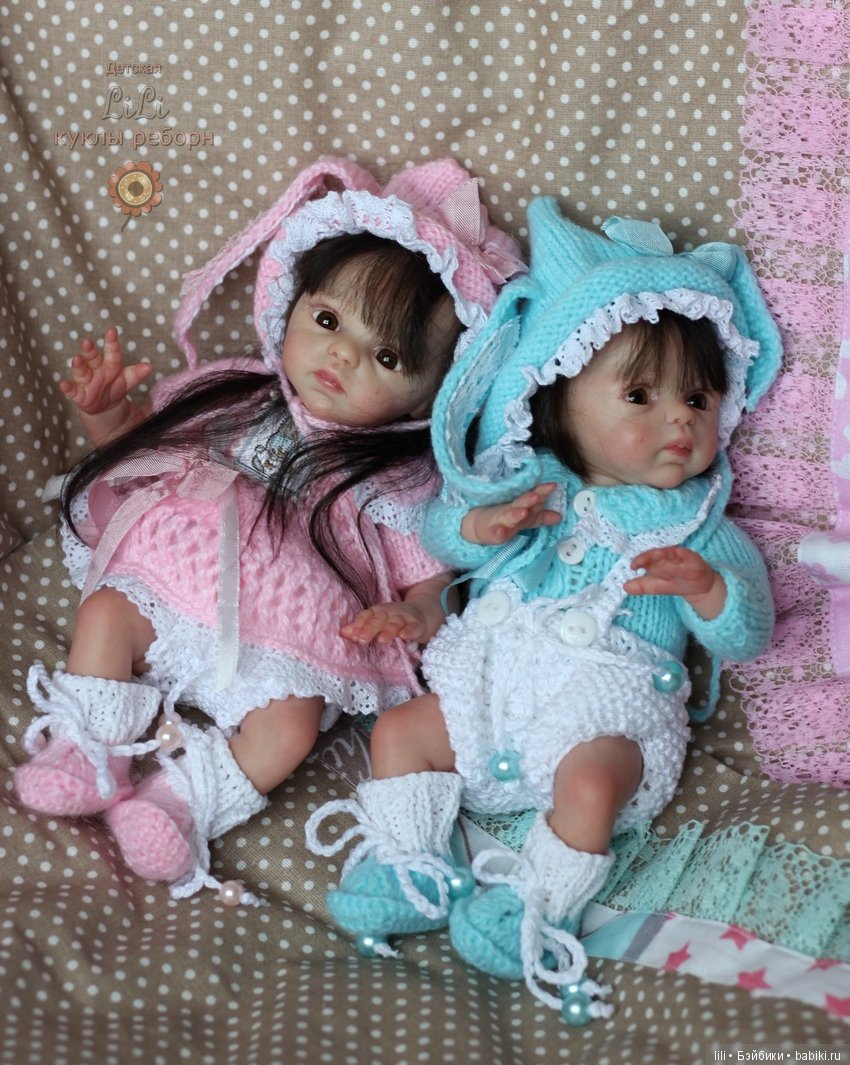 Малыши мини реборн из молда Nessa (фото 5)
