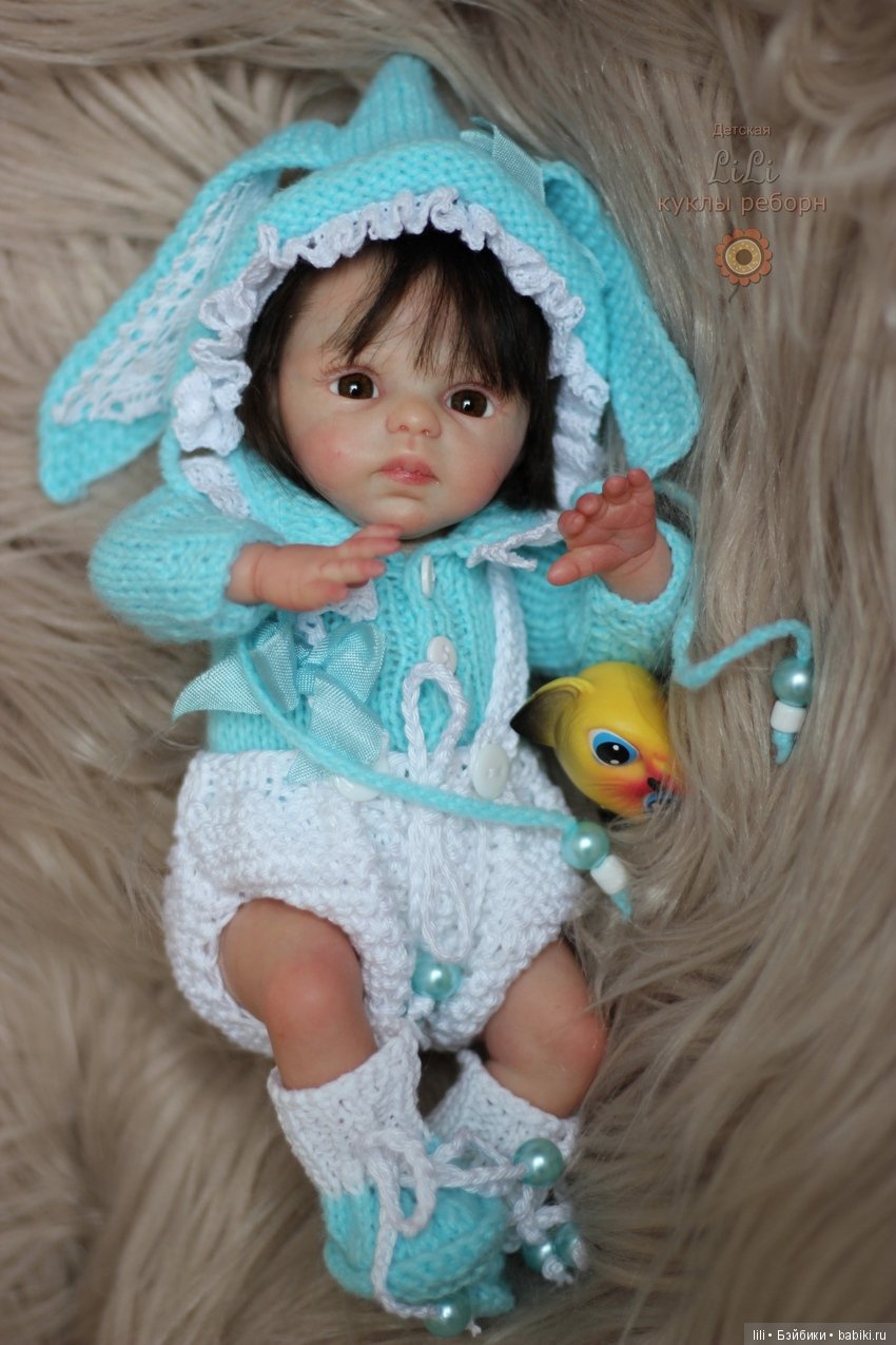 Малыши мини реборн из молда Nessa (фото 9)